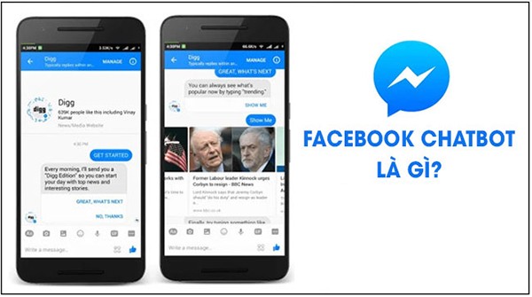 Chatbot Facebook mang lại cho người dùng nhiều lợi ích